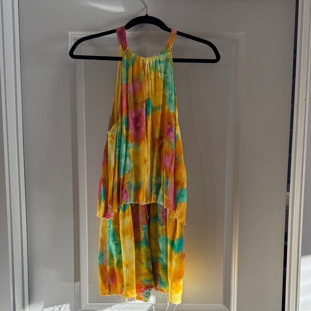 Colorful Tie-Dye Romper